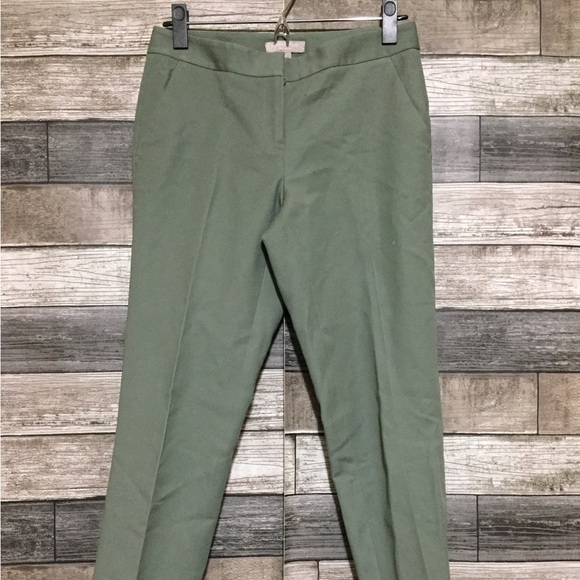 Banana Republic Martin Fit Pants Women’s 0 Green (Inseam 27.5) - Picture 5 of 9